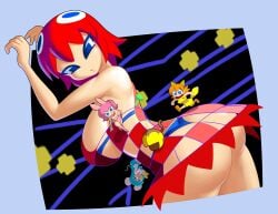 1boy 2024 2d 2d_(artwork) 4girls absurd_res absurdres ass blinky_(pac-man) blue_eyes blue_panties breasts bunny_ears bunny_girl clyde_(pac-man) cyan_hair digital_media digital_media_(artwork) extreme_size_difference fake_animal_ears fake_tail female female_humanoid fox_ears fox_tail ghost ghost_girl giant giant_female giantess gijinka hi_res highres humanized humanoid humanoid_female inky_(pac-man) larger_female male minus8 monkey_tail mouse_ears mouse_tail multiple_females multiple_girls namco newgrounds_link no_eyes orange_hair pac-man pac-man_(series) pac-man_ghost_dance_(minus8) panties pink_hair pinky_(pac-man) png rabbit_ear_hairband red_hair short_hair short_red_hair size_difference smaller_male tail