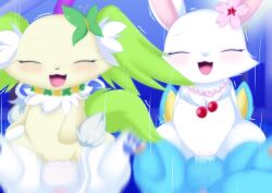 absurd_res anthro anus aussie_(aussieafterdark) balls big_tail blue_body blue_fur bodily_fluids brown_nose butterfly_(accessory) canid canine canis cherry_blossom cherry_charm cowgirl_position dim_lighting domestic_dog dwarfism ear_tuft eyes_closed felid female female_on_top flower fox from_front_position fur genital_fluids genitals granite_(jewelpet) green_body green_ears green_eyes green_fur green_tail grey_mane group hand_on_leg happy hare hi_res humanoid_genitalia humanoid_penis japanese_hare jewelpet jewelry lagomorph leporid lion looking_pleasured male male/female male_on_bottom mammal mane motion_blur motion_lines multicolored_body multicolored_fur neck_tuft necklace on_bottom on_top pantherine papillon parallel_sex partner_swap pawpads penis peridot_(jewelpet) pink_jewelry pink_necklace pink_nose plant plushcrochet prunus_(flower) red_eyes ruby_(jewelpet) sanrio sega_fave semi-anthro sex shaking shortstack smile tail thrusting toy_dog tuft two_tone_body two_tone_fur vaginal_fluids vulva white_body white_fur yellow_body yellow_fur