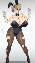 ai_generated big_ass big_breasts bunnysuit clavkiys_mc clavkiys_the_magikey_skyblaster dancer klatina tagme video yu-gi-oh!