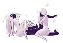 3girls black_body bug bug_girl clone cunnilingus eating_pussy head_back heart hollow_knight hollow_knight:_silksong hollow_knight_(franchise) hornet_(hollow_knight) lace_(hollow_knight) lace_(hollow_knight:_silksong) lesbian_sex long_hair lordsapathy rubbing_pussies_together scissoring scissoring_position team_cherry thrusting thrusting_into_pussy tribadism yuri