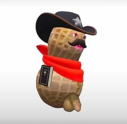 ai_assisted ai_enhanced balls bandana bible food food_creature meme non_human peanut small_penis solo streamer tagme the_faithful_sheriff theburntpeanut thefaithfulsheriff twitch twitch.tv