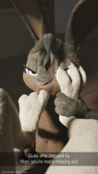 2026 3_toes 3d_(artwork) 4_fingers absurd_res anthro blender_(artwork) blue_eyes brown_body brown_fur camera claws curling_toes depth_of_field detailed detailed_fur digital_media_(artwork) disney duo european_rabbit feet female female/female fingers flat_chested floppy_ears foot_fetish foot_focus foot_grab foot_in_mouth foot_on_face foot_play foot_suck fur grey_body grey_fur head_tuft hi_res holding_camera holding_object huge_filesize judy_hopps lagomorph leporid lucy_leaps mammal navel one_eye_closed one_eye_half-closed oryctolagus paws rabbit sucking taking_picture text toe_claws toe_in_mouth toe_suck toes tuft uberpuber zootopia