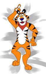 cereal dakimakura male_only mascot mascot_costume pillow tiger tiger_costume tony_the_tiger