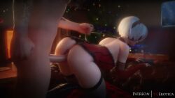 1boy 1boy1girl 1girl1boy 3d 3d_animation android_girl animated animation ass_focus athletic_female audio bdsm_collar blindfold blindfolded buttplug christmas christmas_outfit christmas_tree collar corset corset_only dominant_male faceless_male female fingerless_gloves fire fireplace from_behind gloves hands_and_knees holding_leash human leash_and_collar light-skinned_male long_gloves male/female moan moaning nier:_automata on_chair short_video shorter_than_10_seconds sound submissive_female tagme tagme_(artist) tattoo thigh_highs thighhighs thighs unknown_male vaginal vaginal_penetration vaginal_sex vgerotica video visible_penis visible_pussy white_hair yorha_2b
