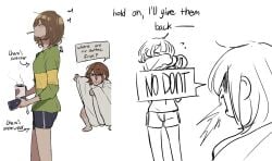 chara from undertale by nikomochi