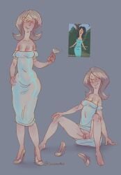 linda belcher from bob's burgers by gutbricks
