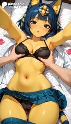 ankha from animal crossing by skypassion