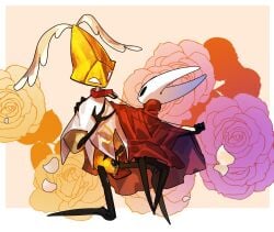 2girls bug bug_girl collar fingering fingering_pussy hollow_knight hollow_knight:_silksong hollow_knight_(franchise) hornet_(hollow_knight) leash lesbian_sex pussy pussy_juice reducing_bird robot robot_girl second_sentinel team_cherry yuri