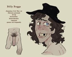 1boy amputee bad_teeth billy_boggs digital_drawing_(artwork) digital_media_(artwork) dirty dirty_penis dumb dumb_male english english_text flaccid flaccid_dick flaccid_penis hairy hairy_male hat hat_only hatters_shakes heterochromia hip_bones homeless homeless_male homeless_veteran ill_male impotent iq_score leg_amputee long_penis low_intelligence male_only mentally_challenged mentally_deficient mercury_poisoning missing_leg missing_tooth mr_shrink naked needing_medical_attention no_shame original original_character penis scruffy sick sick_male skinny skinny_male smiling soft_belly stupid ugly_bastard ugly_man yellow_teeth