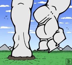 barefoot big_feet claws feet foot_fetish galio gay giant giant_male golem koki_1 league_of_legends legs macro muscular_legs muscular_male riot_games soles solo solo_male statue stomping toes walking