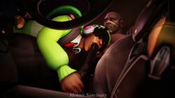 3d animated bald bara blowjob dark-skinned_male dark_skin dildo dildo_in_ass dildo_insertion doomfist fellatio gay lucio_(overwatch) male male_only montessanctuary muscular muscular_male oral overwatch sound sucking sucking_penis tagme video
