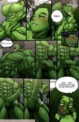 abs amazing_transformations biceps breasts female hulk hulk_(series) male marvel muscles muscular muscular_arms muscular_female muscular_legs muscular_male muscular_thighs pecs penis pussy she_hulk vagina