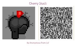 animal_crossing animal_crossing_new_horizons artist_request ass cherry_(animal_crossing) furry nintendo pixel_art qr_code source_request stuck_in_wall year_request