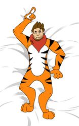 cereal_mascot male_only mascot mascot_costume tiger tiger_costume tony_the_tiger