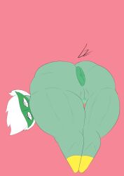 anus anus_focus bbw big_anus big_ass big_butt big_thighs gileonzer green_body green_skin massive_ass plant pokemon pokemon_(species) roserade shortstack voluptuous_female
