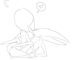 2girls bug bug_girl heart hollow_knight hollow_knight:_silksong hollow_knight_(franchise) hornet_(hollow_knight) kissing lace_(hollow_knight) lace_(hollow_knight:_silksong) lesbian_sex scissoring scissoring_position team_cherry tribadism yuri