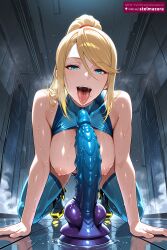 samus aran from metroid by stelmazura