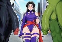 1girls 2boys about_to_be_raped ai ai_assisted ai_generated big_penis caught_off_guard curvaceous curvy curvy_female fit fit_body fit_female imminent_rape marvel marvel_rivals muscular muscular_male ninja_girl penis penis_out prussia123 psylocke sexy sexy_body sexy_clothing sexy_female sexy_woman shaking_in_fear size_difference skimpy skimpy_outfit surrounded surrounded_by_penises sweat taller_male taller_man trembling veiny veiny_penis