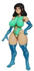 biosuit breasts chloe_(parasite_infection) female female_only living_clothes living_suit modeseven parasite parasite_infection pussy tight_pussy uncensored werm_suit_(parasite_infection)