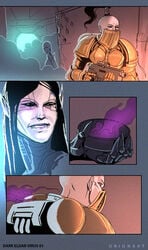 armor artist_upload comic corruption dark_eldar drukhari english_text imperium_of_man orionart page_1 page_number self_upload sisters_of_silence story text virus warhammer_(franchise) warhammer_40k webtoon