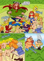 asterix asterix_and_obelix cartoonvalley.com comic mrs._geriatrix obelix panacea