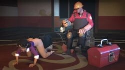 1boy 1boy1girl 1girls 3d 4k absurdres accident all_fours anal anal_sex animated ass barefoot bdsm big_ass black_hair boots closed_eyes closed_mouth dildo engineer engineer_(team_fortress_2) female femsub flying from_behind from_behind_position funny glasses helmet highres indoors johndoe1970 looking_at_another looking_at_viewer looking_down looking_pleasured male maledom miss_pauling no_sound open_eyes open_mouth overalls partially_clothed sex sex_machine sex_toy shirt short_hair sitting smile source_filmmaker spread_legs straight tagme team_fortress_2 tools valve video what