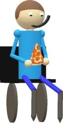 1boy 3d animated anonymous_artist baldi's_basics_in_education_and_learning baldis_basics commentary dave_(moldygh) dave_and_bambi_mod eating english_commentary food friday_night_funkin friday_night_funkin_mod full_body holding holding_food jpeg_artifacts mod non-web_source not_porn off-topic photoshop_(medium) pizza sfw sitting solo source_request