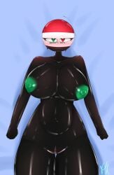 44waa29304 black_skin blush countryhumans countryhumans_girl green_areola iraq_(countryhumans) tagme