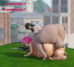 2futas 3d all_fours anal anal_sex bear bear_ears bear_girl bottom bottoming ctgiantess cuddle_team_leader doggy_style fortnite fortnite:_battle_royale fucked_from_behind fucked_senseless futa_on_futa futanari futanari/futanari futanari_penetrated futanari_penetrating goth goth_futa goth_girl gothic gothic_girl huge_balls huge_cock jawbreaker_(fortnite) looking_pleasured moaning on_all_fours on_top on_top_of on_top_of_another pink_hair pink_head sex stacking submissive submissive_bottom taking_it_all top topping