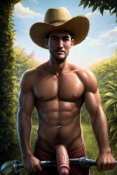 bigcock cock gardener_ai gay manly penis