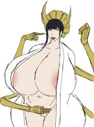 1female 1girls big_breasts bleach breasts female female_only momiji_(artist) shutara_senjumaru solo solo_female tagme twitter_link