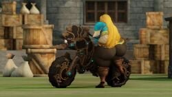 1girls ass belly blonde_hair bouncing_ass bouncing_breasts breasts chubby chubby_female fat female female_focus female_only hips large_ass large_breasts mario_kart motorcycle nintendo nurico property_damage stomach tagme the_legend_of_zelda the_legend_of_zelda:_breath_of_the_wild thick_thighs thighs video weight_gain wide_hips zelda_(breath_of_the_wild)