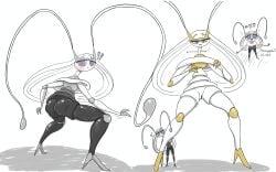 female female_only full_body pheromosa pheroviran pokemon shiny_pokemon