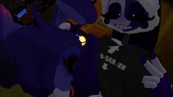 bonnie_(fnaf) broken_mind broken_rape_victim bunny_ears cock_worship daycare_attendant_(fnaf) femboy mind_break mind_broken tentacle vrchat worship