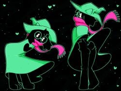 1boy accident accidental_exposure anthro ass black_body black_fur blush bovid caprine clothed clothing darkner deltarune digital_media_(artwork) eyewear fur glasses goat headgear headwear heart_symbol hi_res male male_only mammal pie_cut_eyes png ralsei ralsei_with_black_fur scarf solo undertale_(series) wardrobe_malfunction whygena