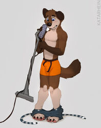 1boy anthro canid canine clothing domestic_dog invalid_tag kan katarhein male male_only mammal orange_underwear solo underwear