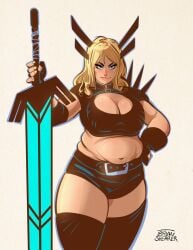 magik (illyana rasputin) from marvel by brian shearer