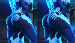 cortana from halo (game) by word2