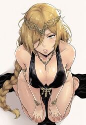 1girls ai_generated barefoot feet huge_breasts leo_dawg pov soles thick_thighs toes wide_hips queen_marika_the_eternal elden_ring fromsoftware