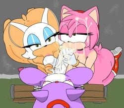 1futa 2girls amy_rose anthro anthro_on_anthro balls balls_in_mouth balls_sucking balls_worship blaze_the_cat blowjob breasts collaborative_fellatio cum cum_drip cum_on_body cum_on_face curved_to_the_right_penis dickgirl dickgirl_on_female double_blowjob edit excessive_cum futa_on_female futa_with_female futanari hand_on_balls hand_on_penis hung_futa legs_open looking_down nipples nude_female nude_futa on_knees oral oral_sex overhead_view pov pov_blowjob pov_crotch rouge_the_bat savagensfw sega sitting small_breasts sonic_(series) sonic_the_hedgehog_(series) squeezing_balls sucking_balls threesome veiny_penis