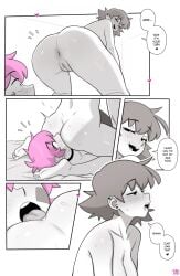 1boys 1girls 2d 2d_(artwork) 2d_artwork anal anal_insertion anal_sex anilingus barely_clothed bisexual black_nails breasts dross facesitting femboy femdom focus_on_ass focus_on_penis gay_male goth_femboy jacob_(dross) moaning moaning_in_pleasure naked naked_female penetration pink_hair rimjob rimming roxanne_(dross) second_round soft_femdom spread_legs tagme taylor_(dross) tomboy trio