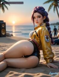 rumi_(kpop_demon_hunters) kpop_demon_hunters aippealing ai_generated sexy female hot petite kpop slim thin thin_waist narrow_waist