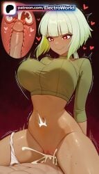 1girls electroworld patreon_username high_resolution patreon stable_diffusion 1girl highres watermark 2026 high_quality hi_res artist_name ai_generated internal_cumshot penis navel panties_around_one_leg sex uterus tight_pussy motion_lines dark_skin love_making riding cross-section exposed_pussy girl_on_top panties orgasm x-ray ovum cervix underwear ejaculation vaginal uncensored symbol-shaped_pupils cum_in_pussy sexual_intercourse heart-shaped_pupils trembling cock bust cowgirl_position deep_penetration green_hair 1boy dick penetration boobs vagina juicy_pussy woman_on_top red_eyes smile straddling fucking heart hetero pussy solo_focus clitoral_hood overflow tits breasts intercourse cum chest sperm_cell emerald_sustrai rwby