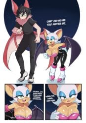 rouge the bat from sega by lucyfercomic