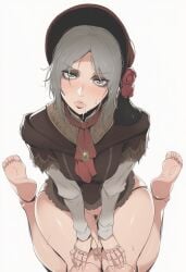 1girls ai_generated barefoot feet leo_dawg pov soles thick_thighs toes wide_hips plain_doll bloodborne fromsoftware