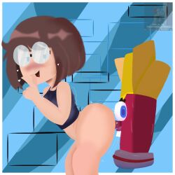 ass ass_focus ass_out fetish glasses hearts hearts_around_head hispanic_female kako_ou_n0u kev_m._marsh latina mexican_female penetrable_sex_toy penetration perfectos_desconocidos perfectos_desconocidos_(invitado) sex_toy sex_toy_in_pussy sex_toy_in_vagina sex_toy_insertion spongebob_reference spongebob_squarepants_(series)