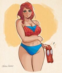 mary jane watson from marvel by brian shearer