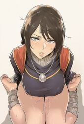 1girls ai_generated barefoot feet huge_breasts leo_dawg pov soles thick_thighs toes wide_hips elden_ring fromsoftware sorceress_sellen