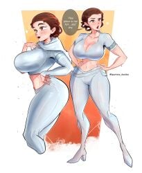 1female 1girl 1girls adult_female attack_of_the_clones big_ass big_breasts big_butt blushing bodysuit boobs boots breasts brunette brunette-haired_female brunette_female brunette_hair dat_ass disney female female_only high_heel_boots high_heels hourglass_figure hourglass_figured_female long_legs lucasfilm padme_amidala padme_on_geonosis ripped_bodysuit ripped_clothes ripped_clothing royalty spartandoodles star_wars thick thick_ass thick_butt thick_hips thick_legs thick_thighs tight_clothes tight_clothing toned toned_body toned_female