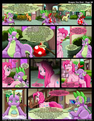 dragon_you_over_(kitsune_youkai) english_text friendship_is_magic furry kitsune_youkai my_little_pony page_49 pinkie_pie_(mlp) smooth_skin spike_(mlp) tagme